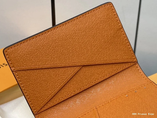 AAA Pruses Bags Organizer-7.5*11.1*1 cm VUITTON LOUIS Pocket 0802